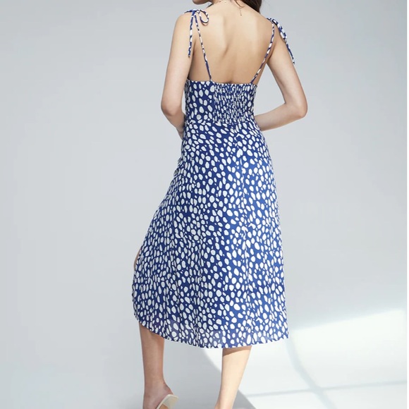 Commense Blue Pattern Midi Dress - Picture 3 of 5